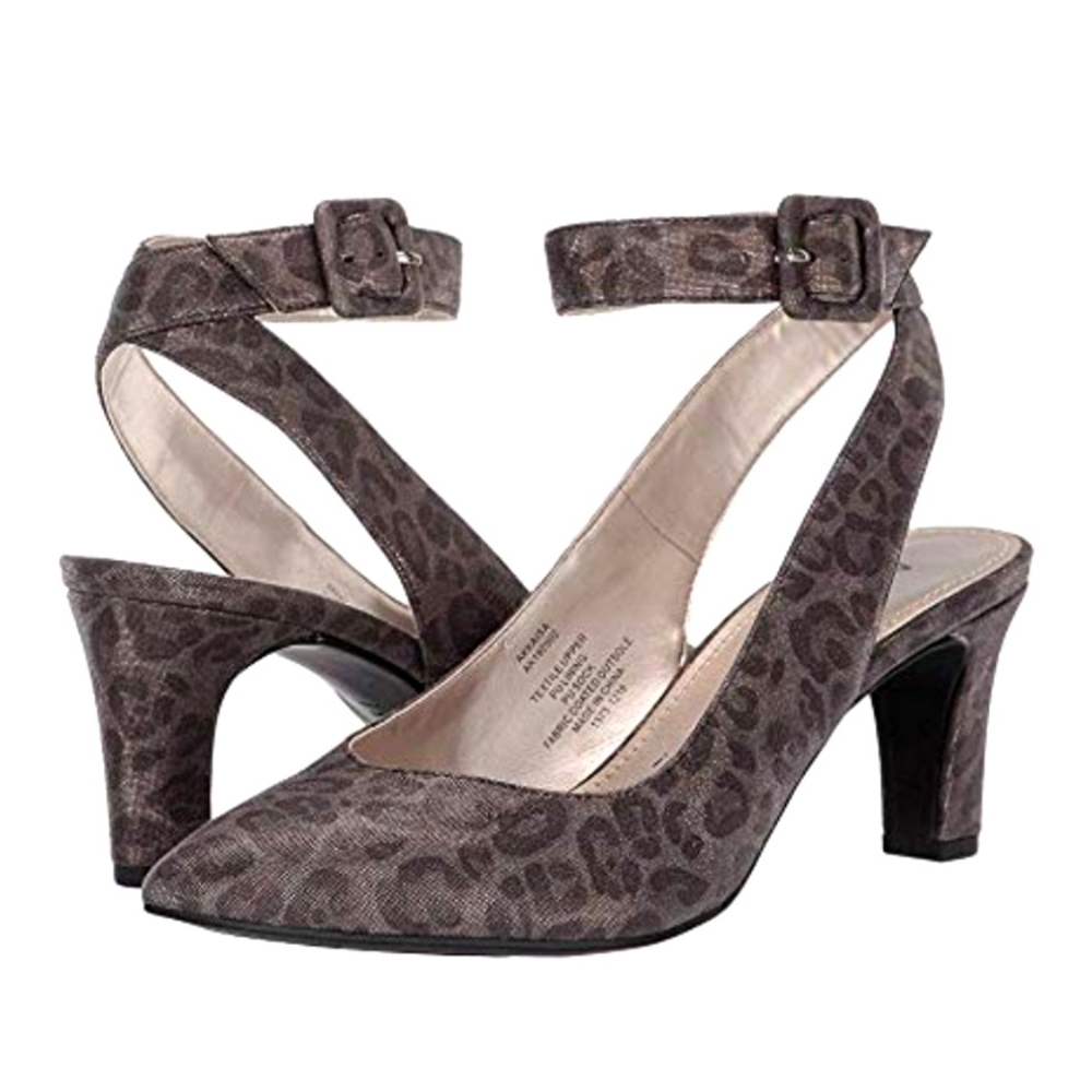 ANNE KLEIN Akkaisa Animal Print Heels Size 8.5